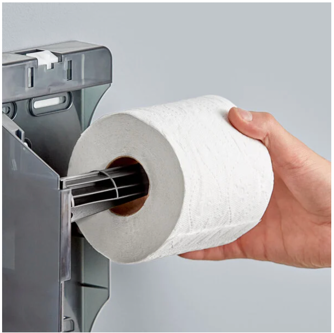 Lavex Select Little Big Roll 420' 2-Ply Toilet Tissue Roll with 5