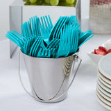 Bermuda Blue Disposable Plastic Fork